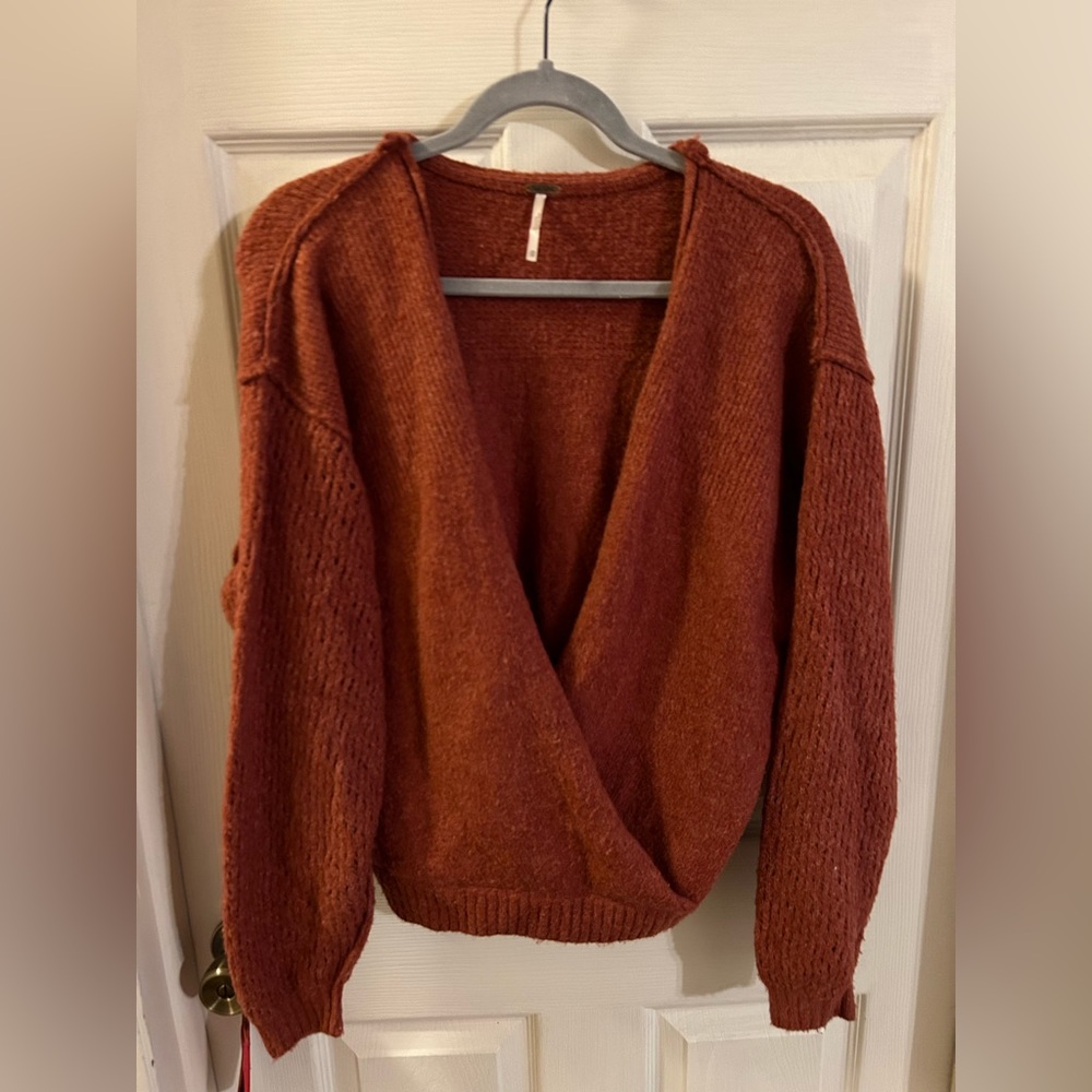 perfect free people burnt orange fall sweater